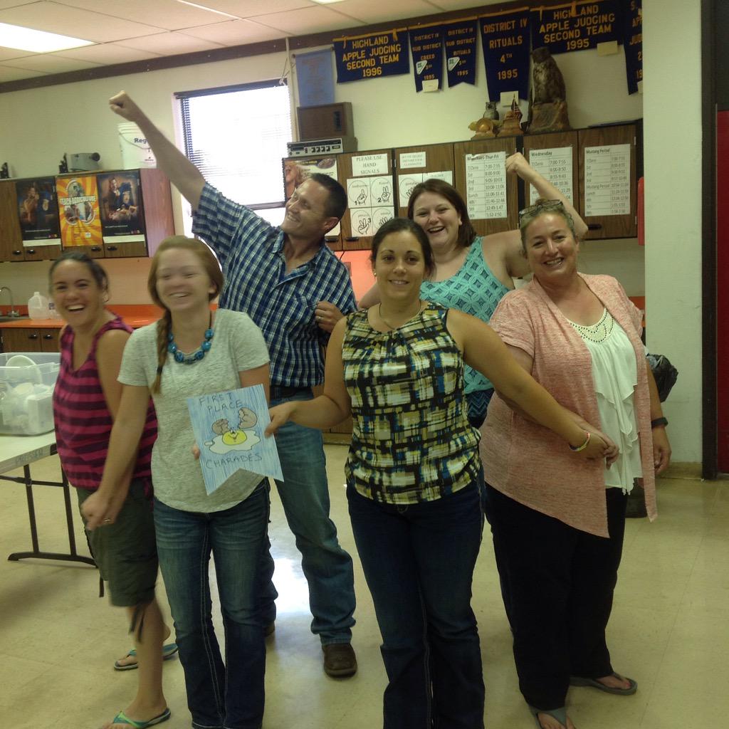 TimRay_AgEd's tweet photo. The winning skit from the eggs have it at CASE ASA Washington #case4learning #CASEASA2015 http://t.co/kfBDbxOIru