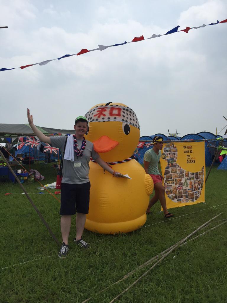 Solihull_IST's tweet photo. @Unit22_WSJ look who's on my sub camp! Fantastic!! #wsj2015 @SolScouts http://t.co/yLixBsSSeG