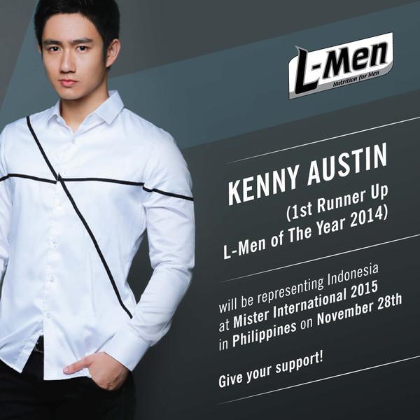 nutrifood's tweet photo. #NFBrand : Dukung @KennyAuztin - 1st Runner Up @LMen of the Year sbg Wakil Indonesia dlm Mister International 2015 http://t.co/Hy7DKzRkX7