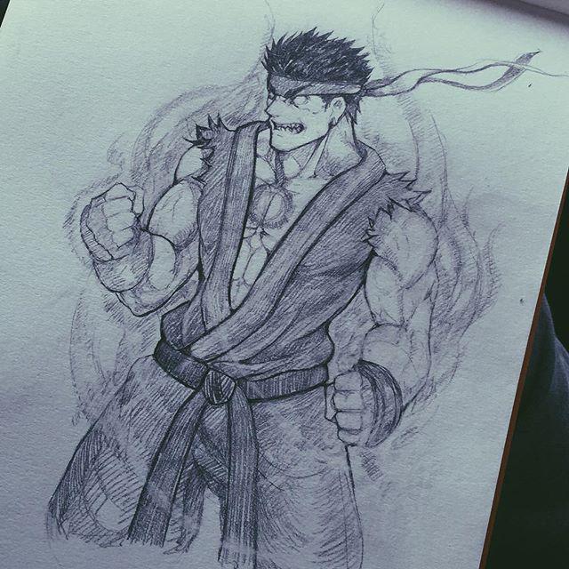 Rashid AlØ¹waisheer On Twitter More Evil Ryu I Wonder If We Ll See Him Again In Sfv Sketch Drawing Art Ryu Sfv Str Http T Co Gwrsv0swib Http T Co X2h9ho2hai