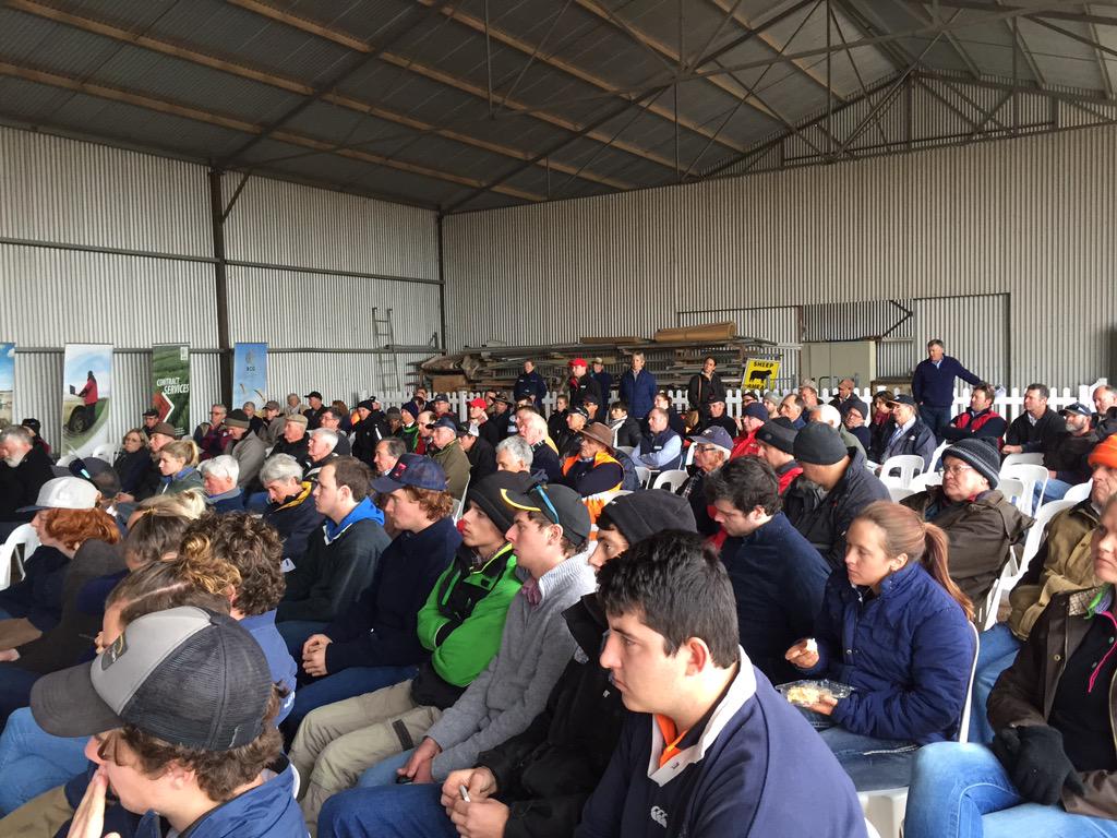 BCG_Birchip's tweet photo. Crowd at #BCGSMS15 ready to hear from @JaalaPulford http://t.co/ZCPx369uja
