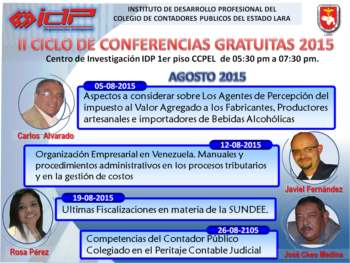 idplara's tweet photo. II CICLO DE CONFERENCIAS 2015 http://t.co/tiTcpD4ehM