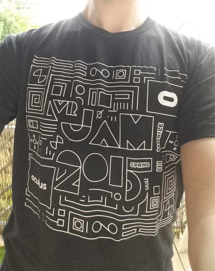 Thank you <a href="/oculus/">Oculus 👉 Meta Quest</a> for this #VRJam tshirt!
