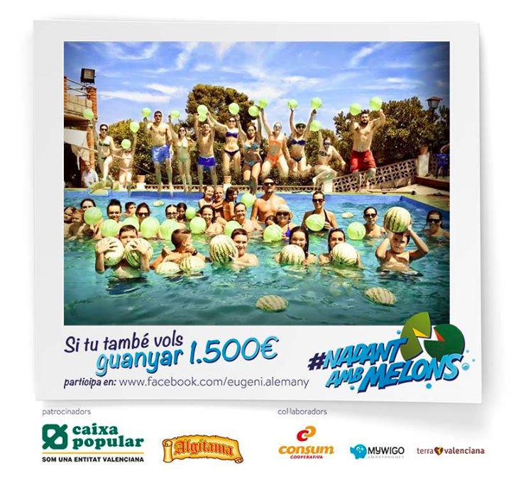 VA UNA AJUDETA A LA FALLA LA CREU, UN M'AGRADA A LA FOTO NADANT AMB MELONS <a href="/EugeniAlemany/">Eugeni Alemany</a> facebook.com/eugeni.alemany…