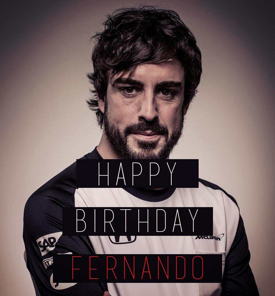 Happy birthday to Fernando Alonso 