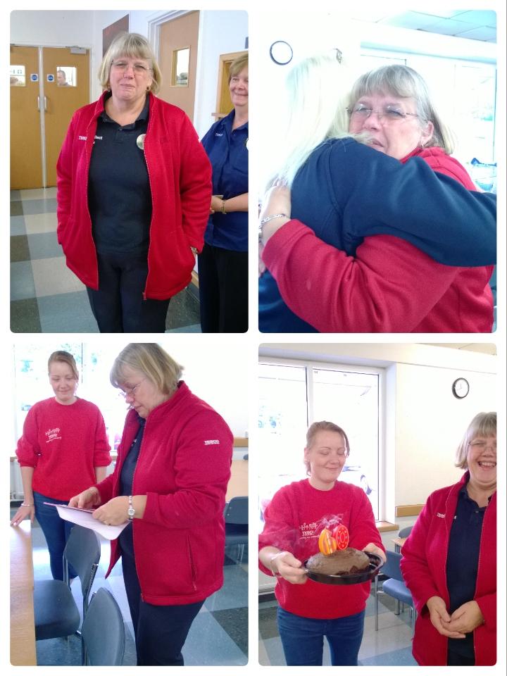 Back in store + celebrating Julia's 60th birthday with cake, smiles + laughter <a href="/Davies1979Simon/">Simon Davies</a>