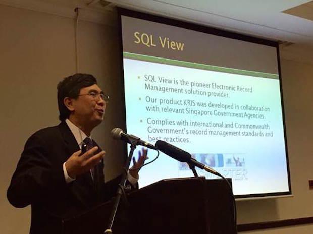 ESG_Africa's tweet image. #SQLView shares about e-records mgmt solutions. His coy has worked with MTI Bostawana for seamless data mgmt