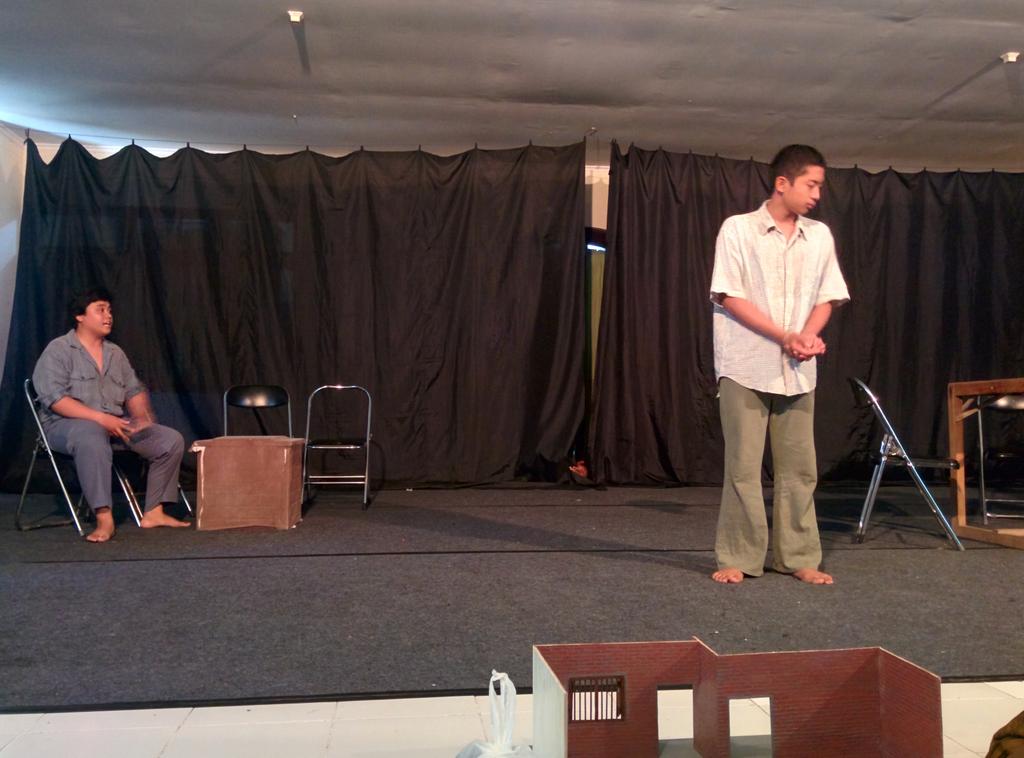 Kita lagi latihan tantee