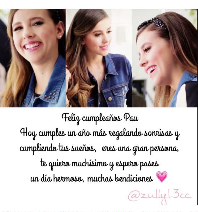 zully13cc's tweet photo. @soypaulinagoto ya son 24 años regalando miles de sonrisas, feliz cumpleaños bonita 🎀🎉 #FelizCumplePauGoto http://t.co/RKPtdT1mxk