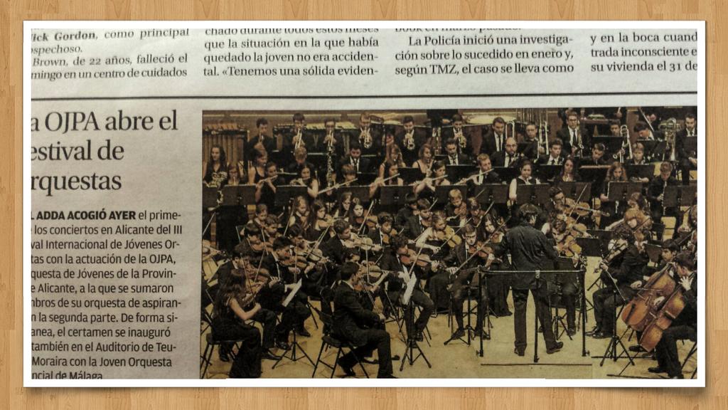 JOPMAORCHESTRA's tweet photo. La @JOPMAORCHESTRA abre el III Festival Internacional de Jóvenes Oquedad de Alicante en Teulada-Moraira http://t.co/PeYhuspvUm