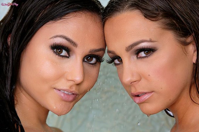 The beautiful duo, TOTY @ArianaMariexxx &amp; TOTY Runner Up @MsAbigailMac for @Twistys http://t.co/