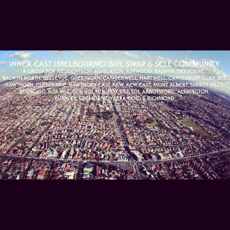 Finally eastern Melbourne is covered! Don't forget to like! #melbourne #bss #innereast #east #buyswapsell #facebook