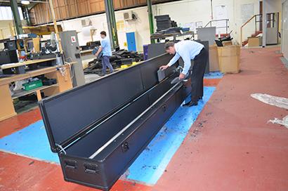 Is this #flightcase big enough? working on a bespoke 4 meter case! #casesolved #protechnic #bespokecases