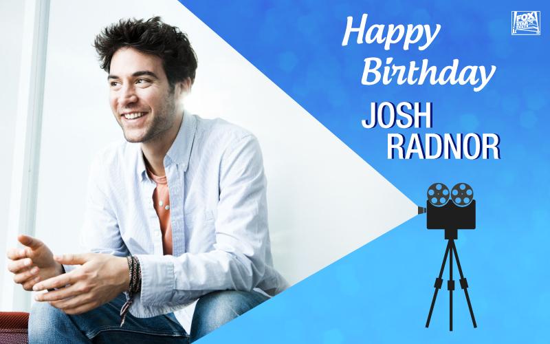 We wish the incredibly talented and charming Josh Radnor a very Happy Birthday. 