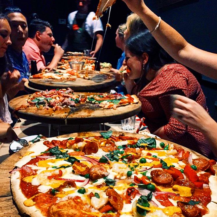 Pizza for days... Or at least the 5 mins that it lasts on the table 😍🙏 📷 @bryonycorless #allyoucaneat