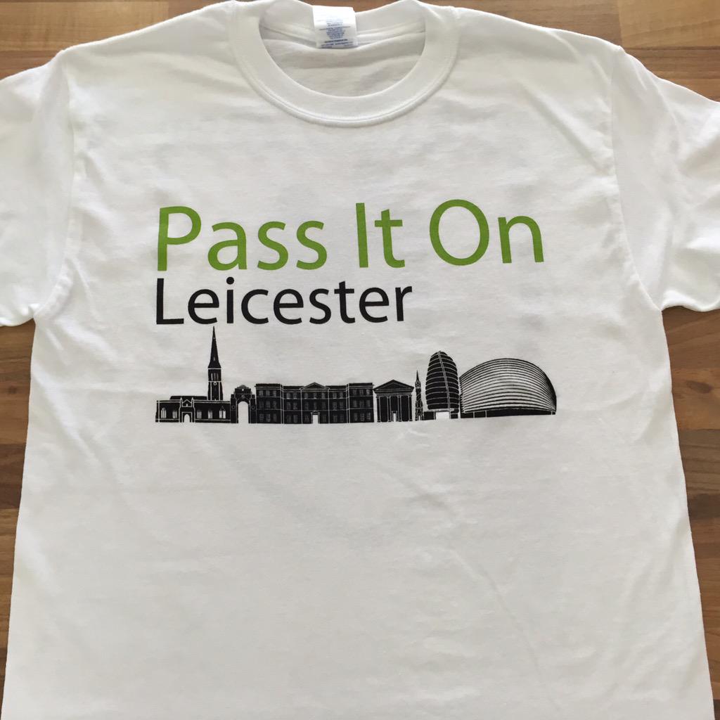 print_wizards's tweet photo. Some T-shirts we printed this week for our friends @Help4Rik_RT for there #PassItOn campaign #leicester #Printwizards http://t.co/WzLfww59Sl