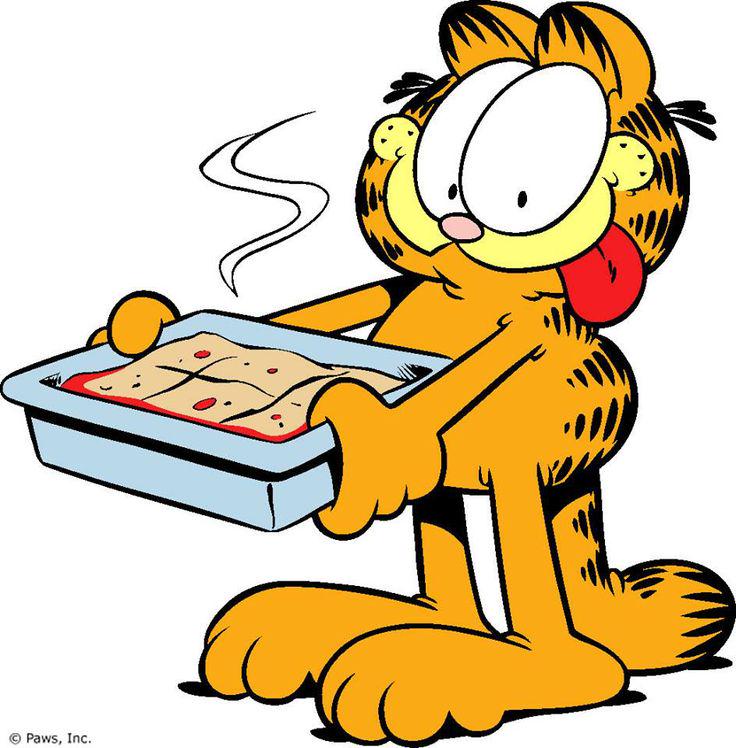 Belated birthday wishes for Jim Davis and happy lasagna day! 