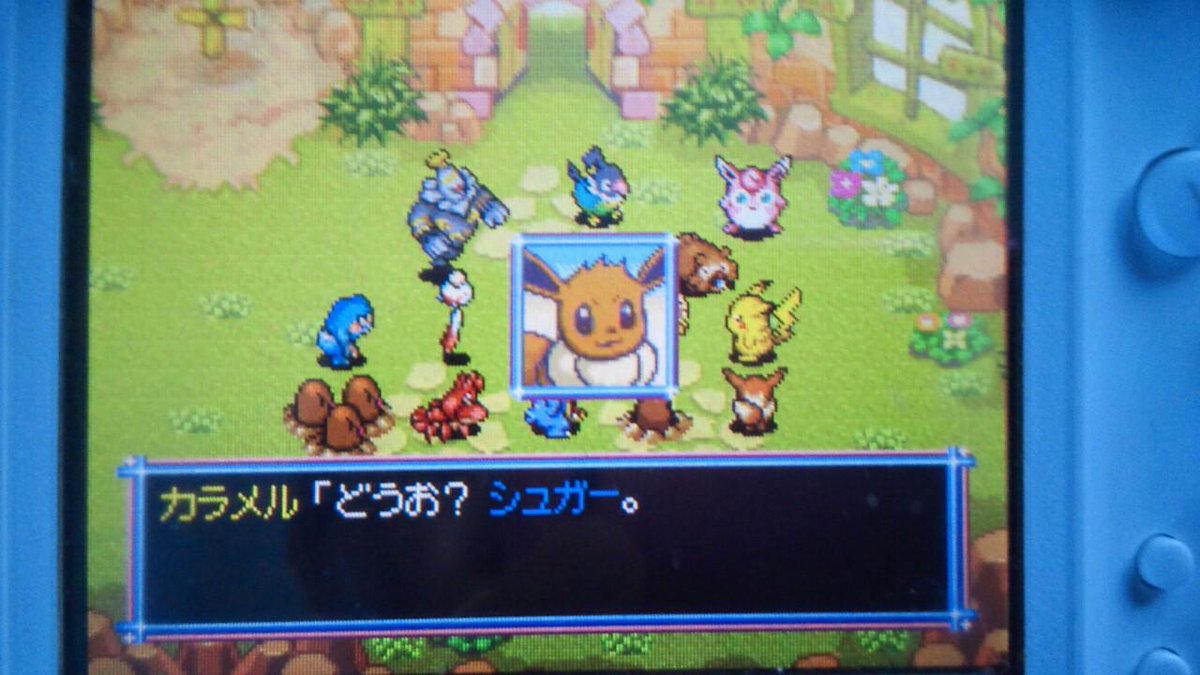 アイミ 先日からポケダン空やり直してました チーム名 カステラ です イーブイがパートナーになると 表情豊かになってさらにかわいいなぁ 時に逃げ足発動されたりするけど 後ろから電光石火で援護射撃してくれるから頼もしいよ Http T Co