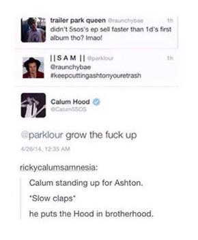 5SOSTumblrx's tweet photo. Calum puts Hood in the brotherhood
#MTVHottest 5sos http://t.co/elVsGp0JH7