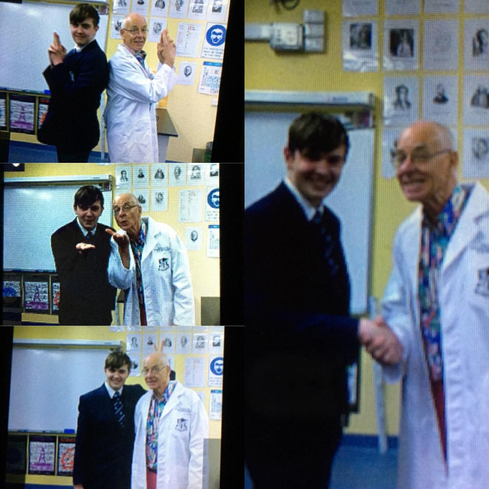 My son Luc, got to meet his favourite scientist <a href="/DoctorKarl/">Dr Karl</a> #AutismParent #autismawareness #autismspeaks