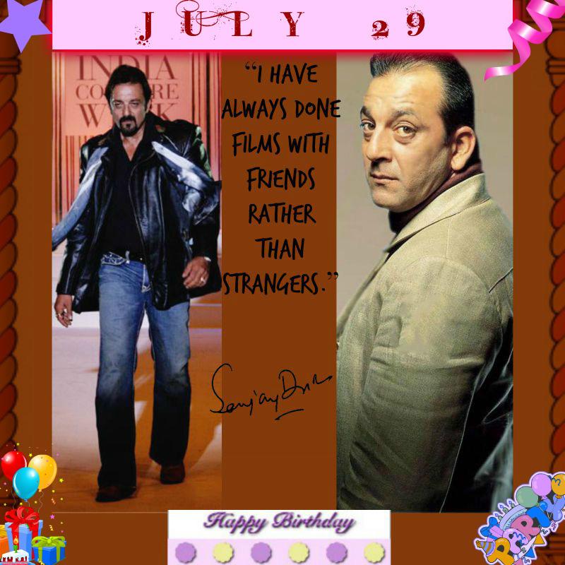 Happy Birthday Sanjay Dutt - July 29 Event  