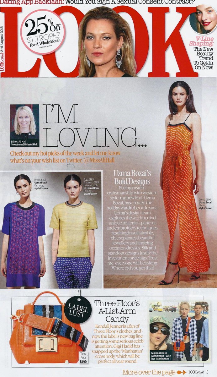 AvantPremiereUK's tweet photo. Check out @uzmabozai in yesterday's @Lookmagazine in the editors picks! #FindinStore #15BatemanSt #Shopping http://t.co/9fF8V2Nb1X