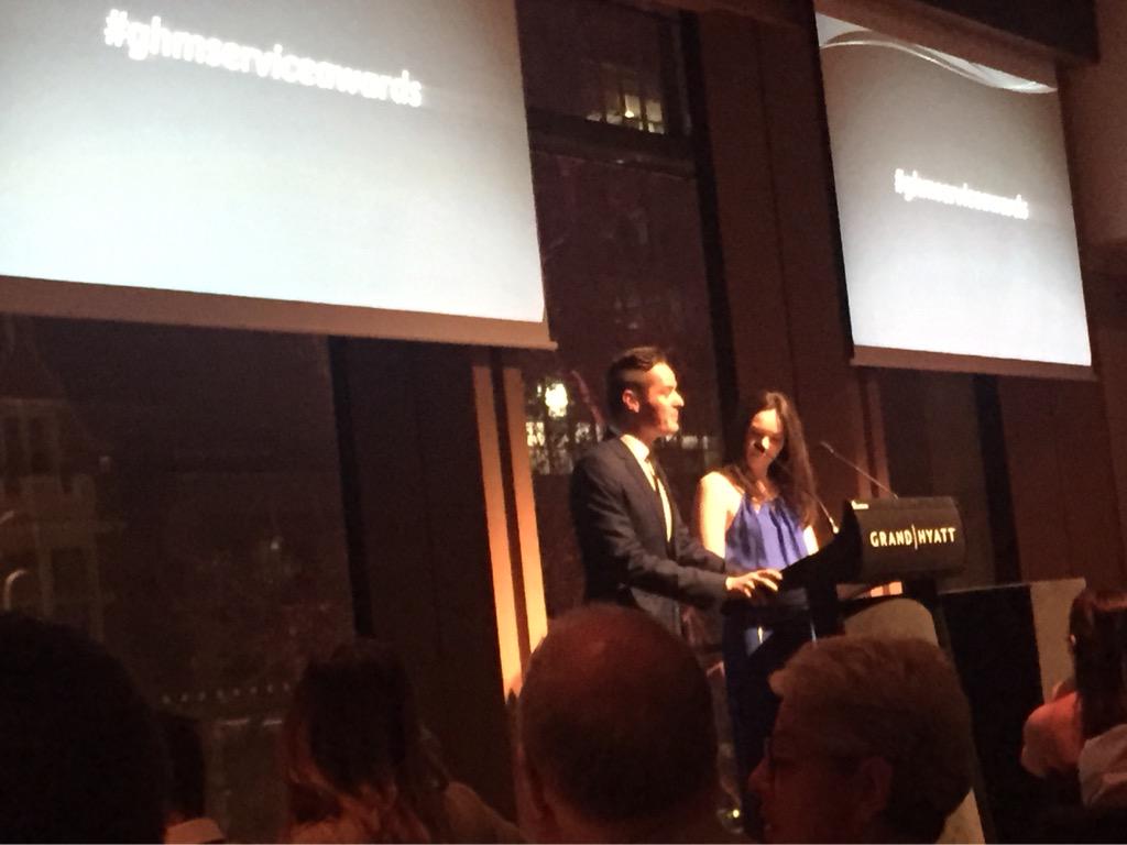 ConnDonald's tweet photo. Jarryd &amp; Indya heading the service awards #ghmserviceawards http://t.co/clvNtVkPfB