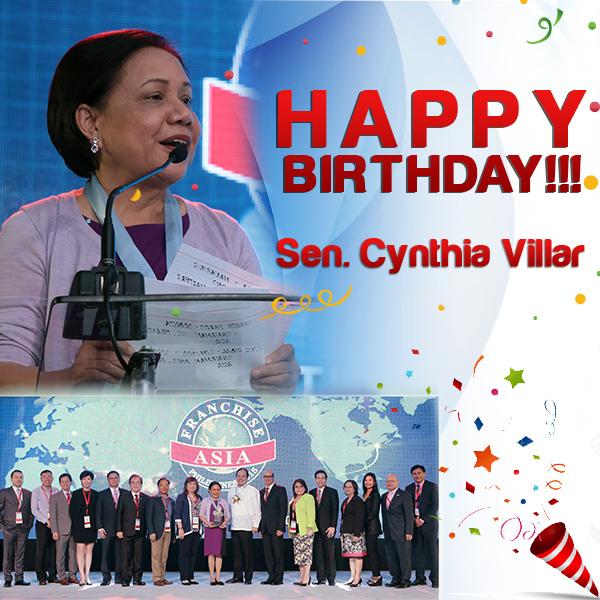 Happy Birthday Senator !! More power and God bless you! From your friends in PFA 