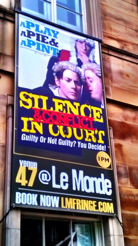 LiamRudden's tweet image. On @edfringe website you'll find @ConflictInCourt under A Play, A Pie, A Pint here: tickets.edfringe.com/whats-on/play-…