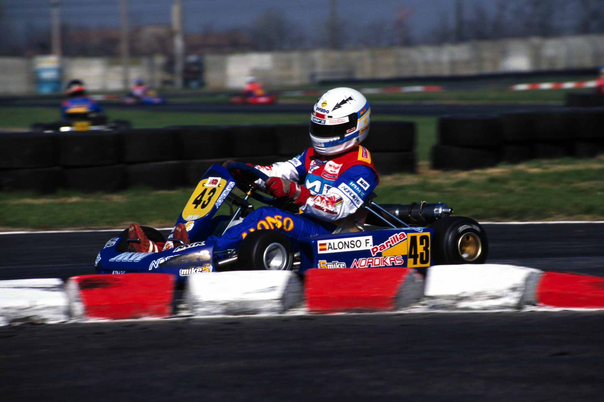 Fernando Alonso is 34 today - Happy Birthday, Fernando! Here he is as a karting star, back in his teenage years... 