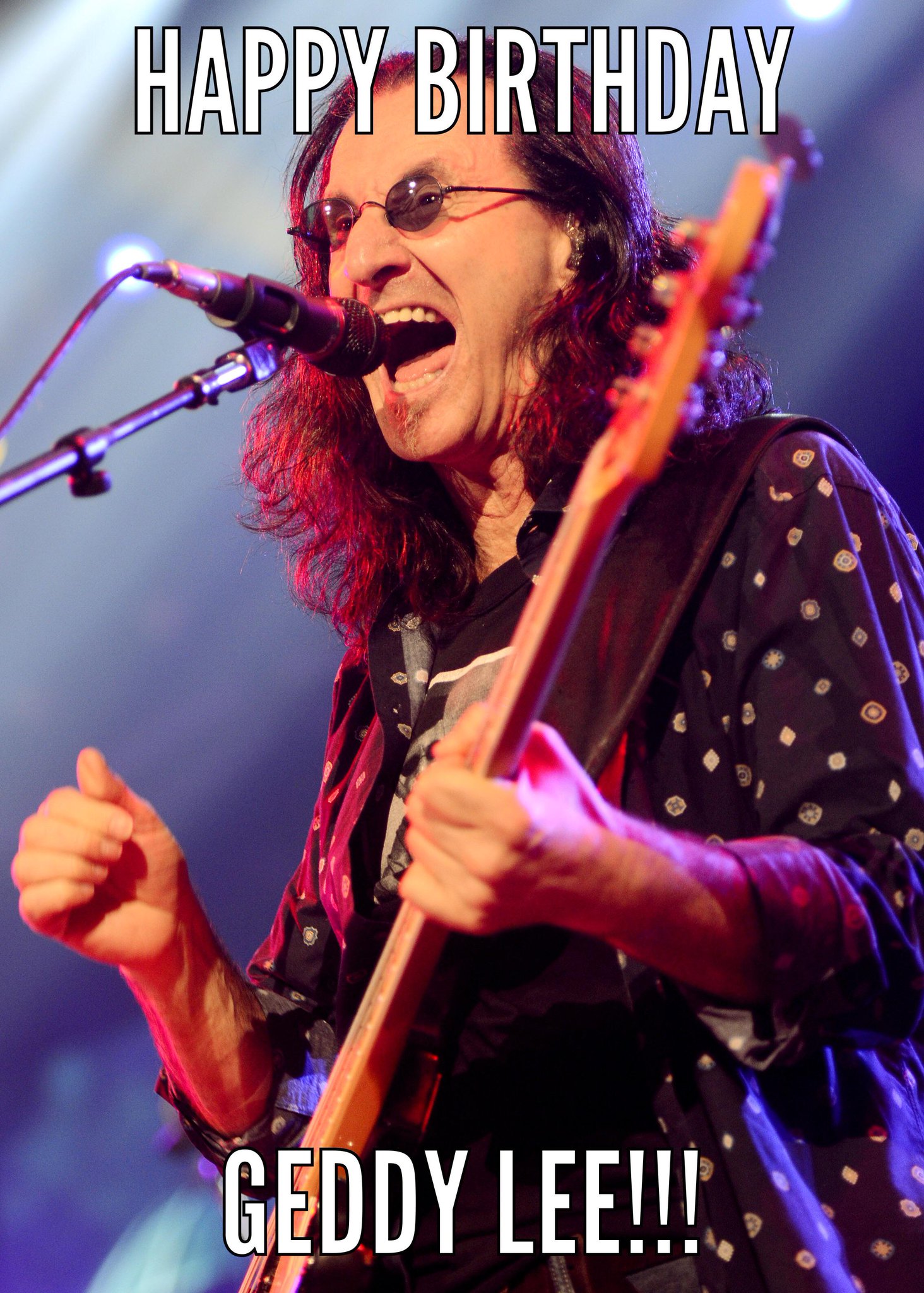 Happy 62nd Birthday to RUSH bassist/frontman GEDDY LEE! 