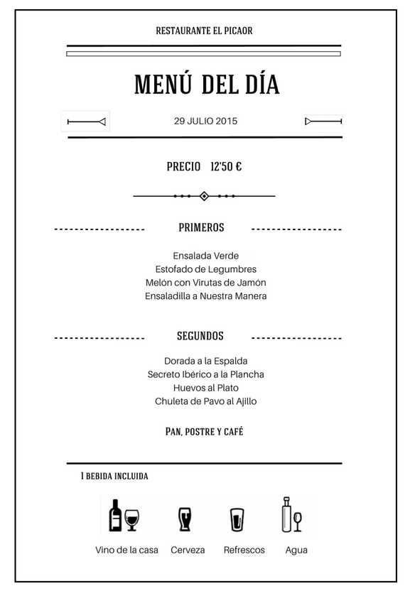 Elpicaor_ibi's tweet photo. Ya tenemos el Menú 29 de Julio de 2015 – Restaurante el Picaor disponible en nuestra web: http://t.co/WKNWXys9Qd … http://t.co/uyA7fZ8F7g