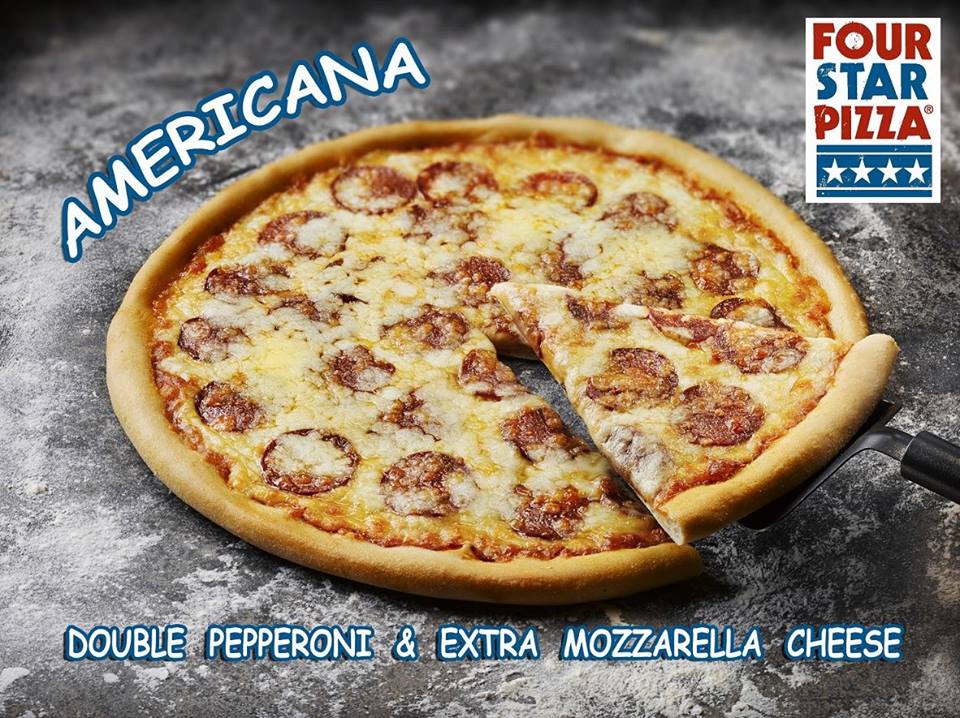 FourStarPizzaLK's tweet photo. This weeks Wednesday Specialty at Four Star is the
Large "Americana" Only €10 All Day Long http://t.co/AP1JpN6LGe
