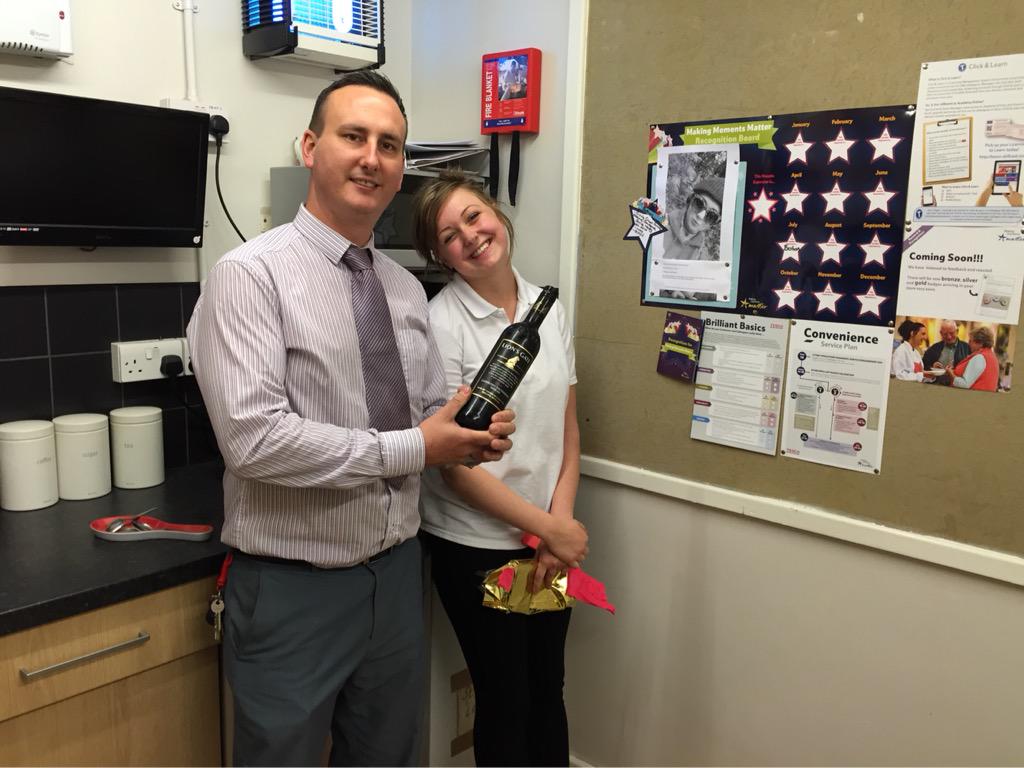 janboi27's tweet image. New member of staff Bethan getting her first WOW for giving great service. Keep it up well done Bethan.