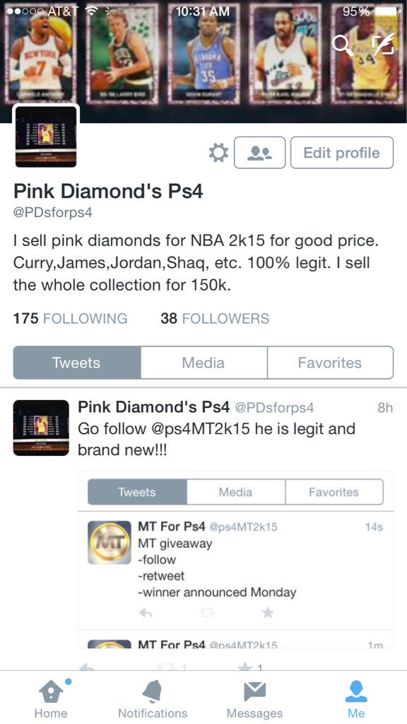 ps4MT2k15's tweet photo. Go follow @PDsforps4 he is legit with good prices. http://t.co/vQ8S7YrVWU