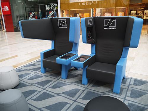032designltd's tweet photo. Visit the Sennheiser Blue Lounge @westfieldlondon Our collaboration with @Sennheiser_UK #BlueLounge #032Designltd http://t.co/W560gWoWt6