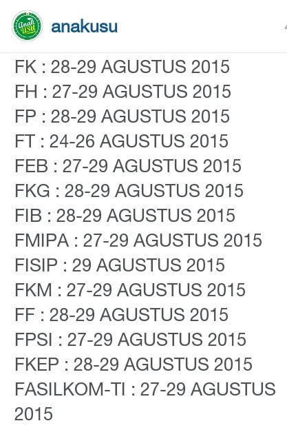 Jadwal PMB USU 2015 
Source : <a href="/pemausu/">PEMA USU</a>