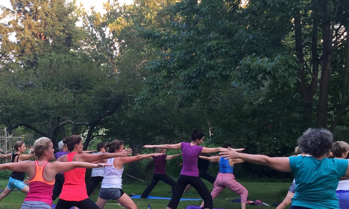 morrisarboretum's tweet image. Last night was gorgeous for our Yoga in the Garden class with @JenSchelter. #onemoreclass  #gratitude