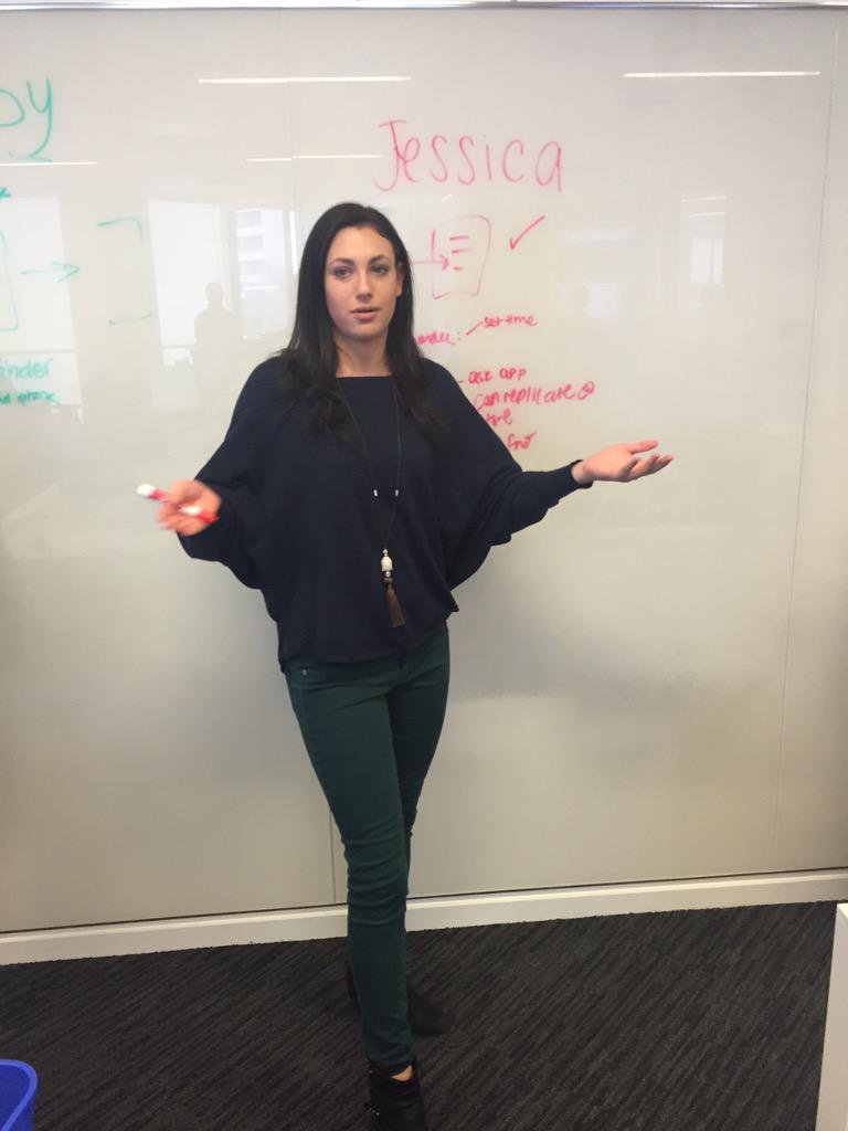 UpYourApps's tweet image. #zIntern Jessica's app scans your keys so you can have a copy on file &amp;amp; geo-locate them at any time #AppOff