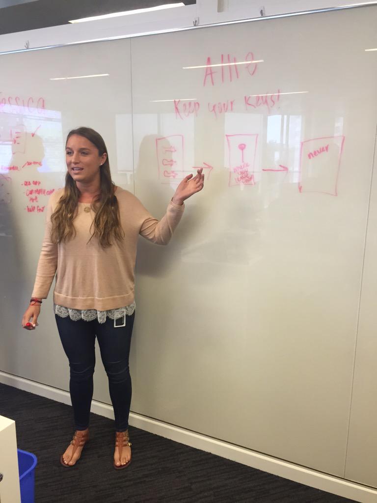 UpYourApps's tweet image. #zIntern Allie's app scans the user's keys in order to pinpoint each place they leave them #AppOff