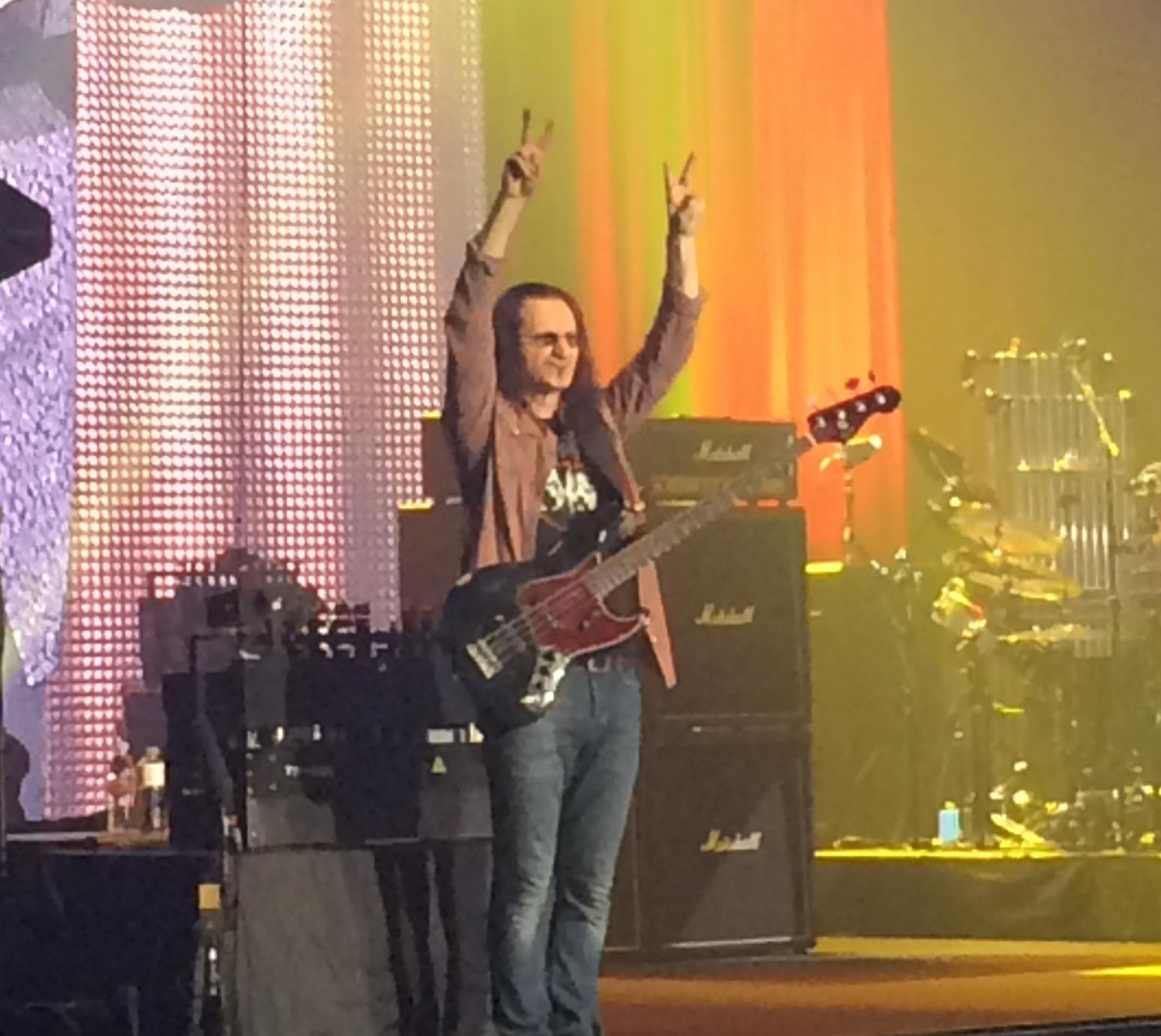 Happy 62nd birthday to Canadian bass boss Geddy Lee! (Photo courtesy: me) 