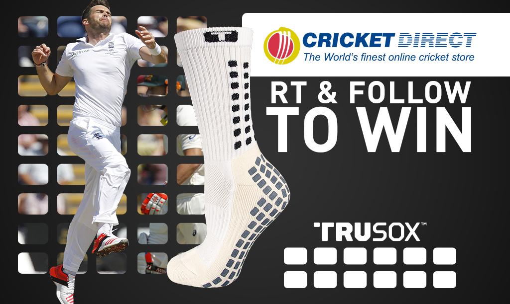 CricketDirect's tweet image. Well bowled, Jimmy! 

#Ashes 3rd Test #comp: RT &amp;amp; FOLLOW by Sunday for a chance to #win a pair of Trusox. #Ashes2015