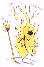 Ern_JRE's tweet photo. But could a flame ever burn
for a match and a stick ?
it did quite literally;
he burned up pretty quick.  ;) http://t.co/rB4CI9bPyY