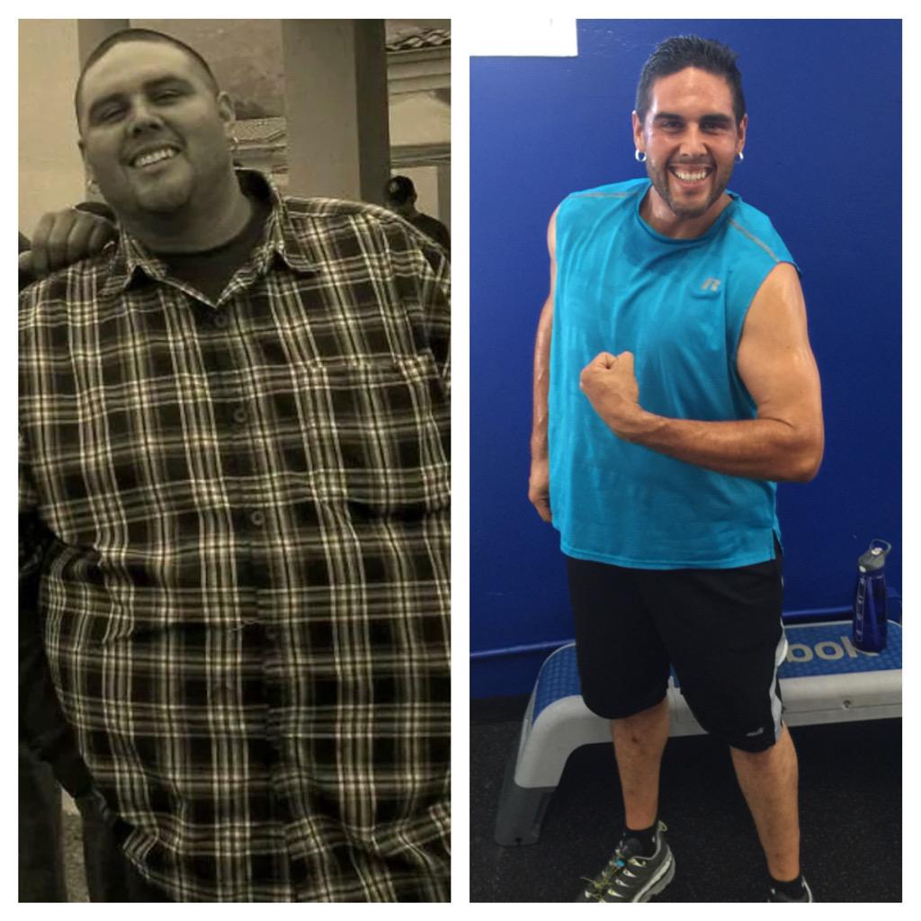 JennySchatzle's tweet photo. From 298-198 Sergio has lost 100lbs in the #jsprogram & has kept it off! #inspiring #weightloss http://t.co/6fLtOZOhVI