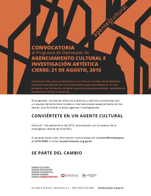 RevistaCAPIUSA's tweet photo. Para los que estén interesados en convertirse en agentes culturales, esto es para ustedes: http://t.co/rEREU7J2o1