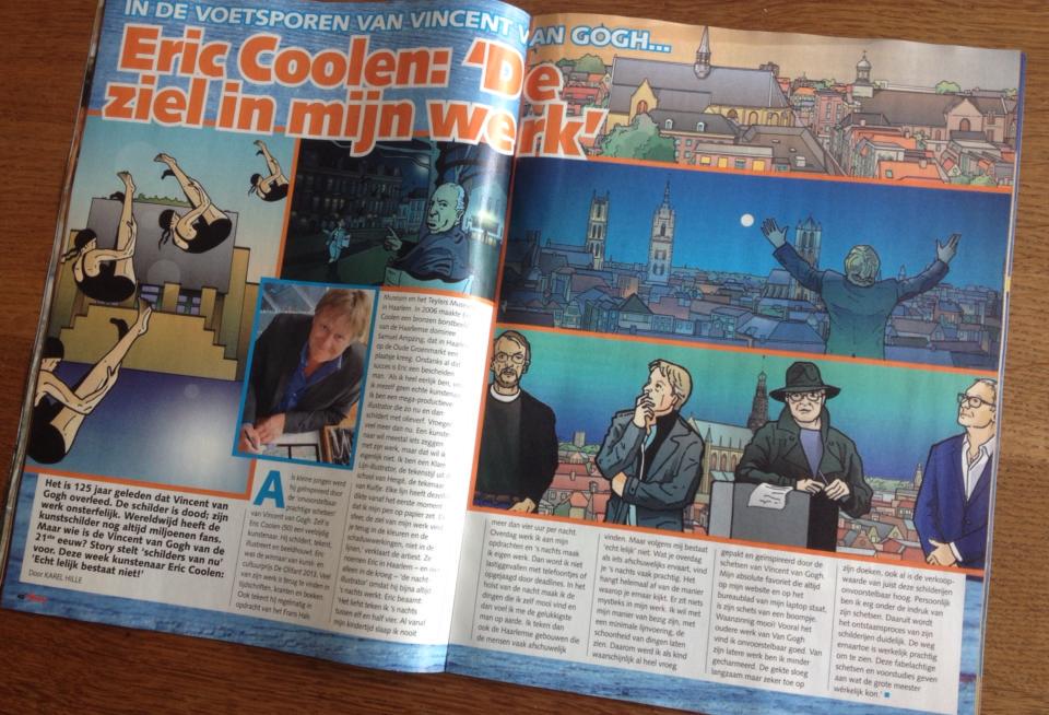 Leuk! Deze week in Story, twee pagina's over mij en mijn werk. #illustration