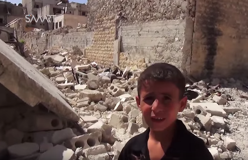 JulianRoepcke's tweet photo. #Childhood under #Assad's bombs.
A living nightmare.
https://t.co/UJ51dwRdZ0
#NFZ_NOW #Syria http://t.co/UDOSK9qN8F