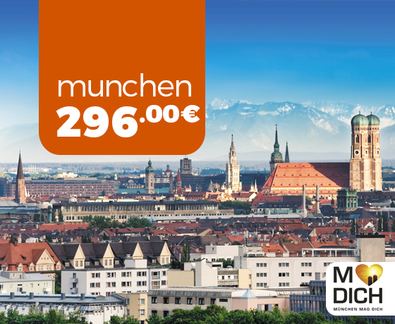 Fluturime nga Prishtina në Munchen gjatë muajit gusht me çmime duke filluar nga 296€/kthyese!