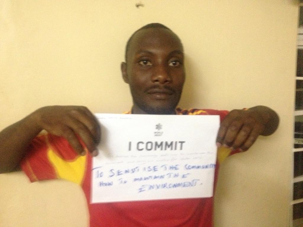 WorldMeritUG's tweet image. Taking the #ICommit Pledge #WorldMerit15