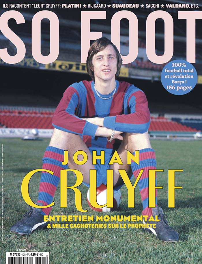 Johan Cruyff on X: I'm very surprised by the job done by @sofoot magazine.  A nice walk through all my life that deserves all my respect.   / X